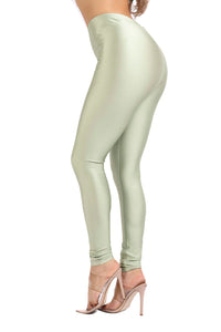 Plus Size Disco Liquid Legging