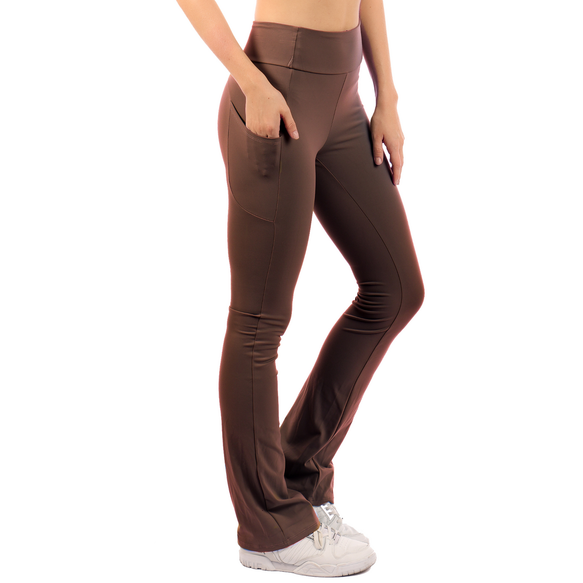 Soft Flare Butter Soft Pants Black, Brick, Brown, Sage