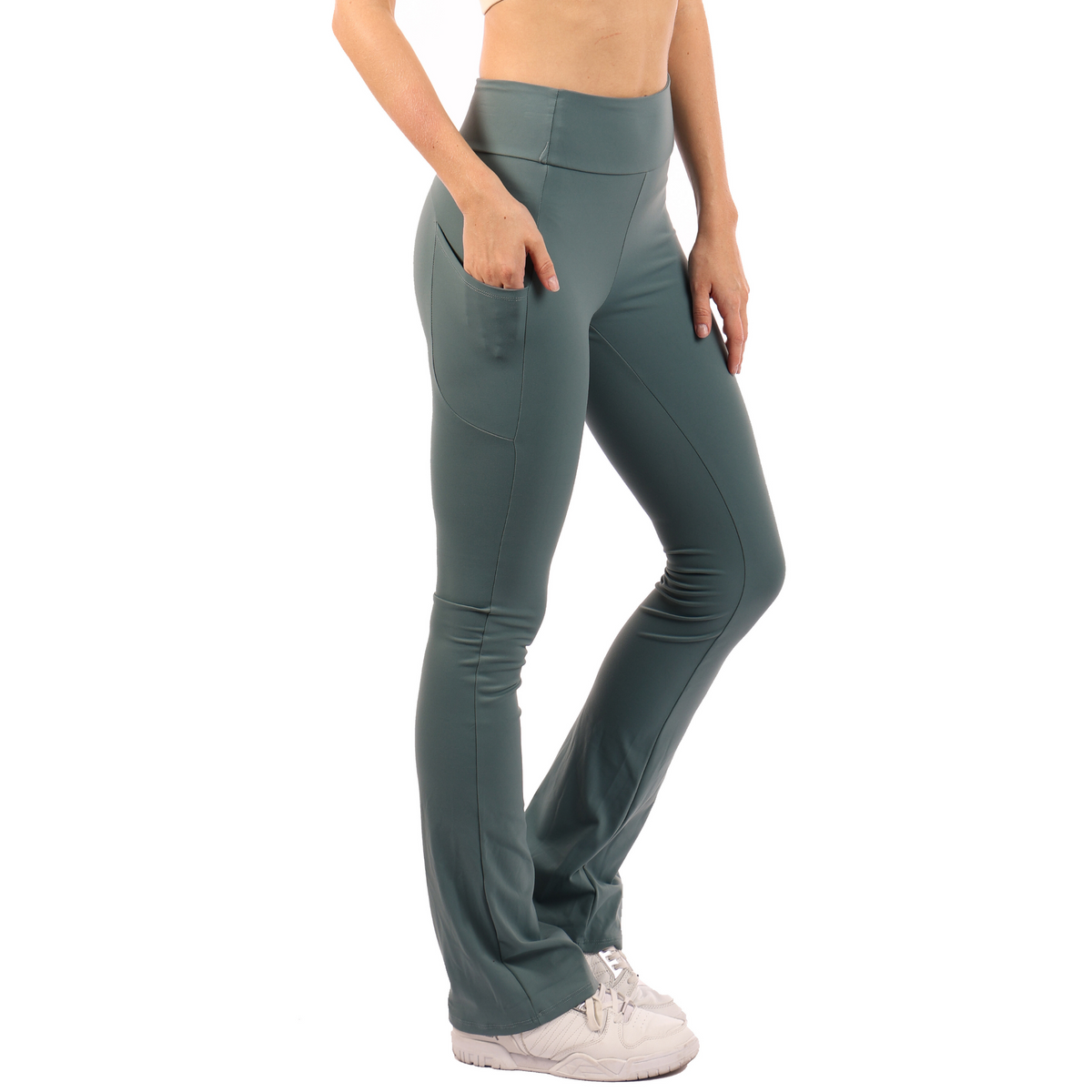 Soft Flare Butter Soft Pants Black, Brick, Brown, Sage