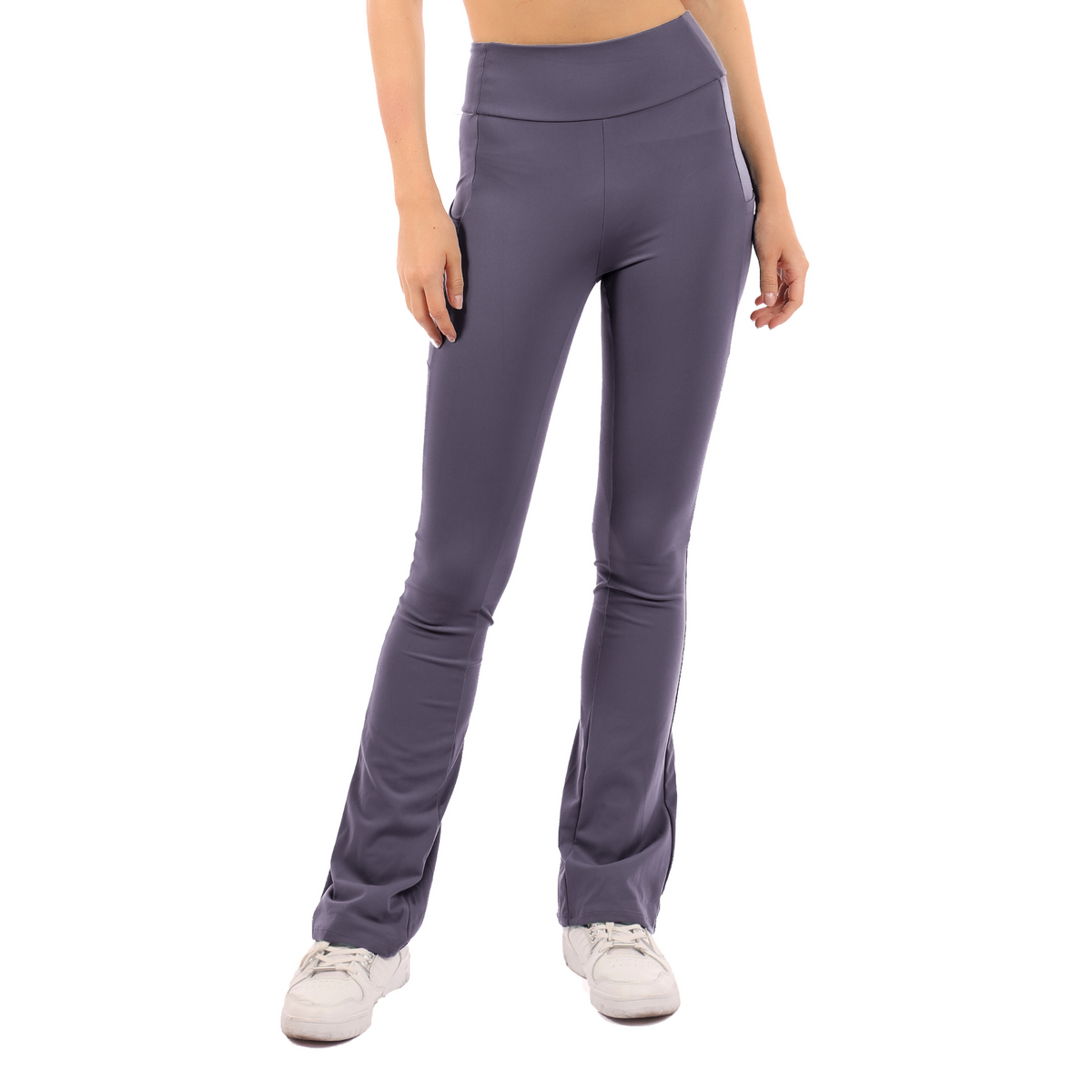 Soft Flare Butter Soft Pants Shadow Grey, Smoke, Steel Blue, Violet