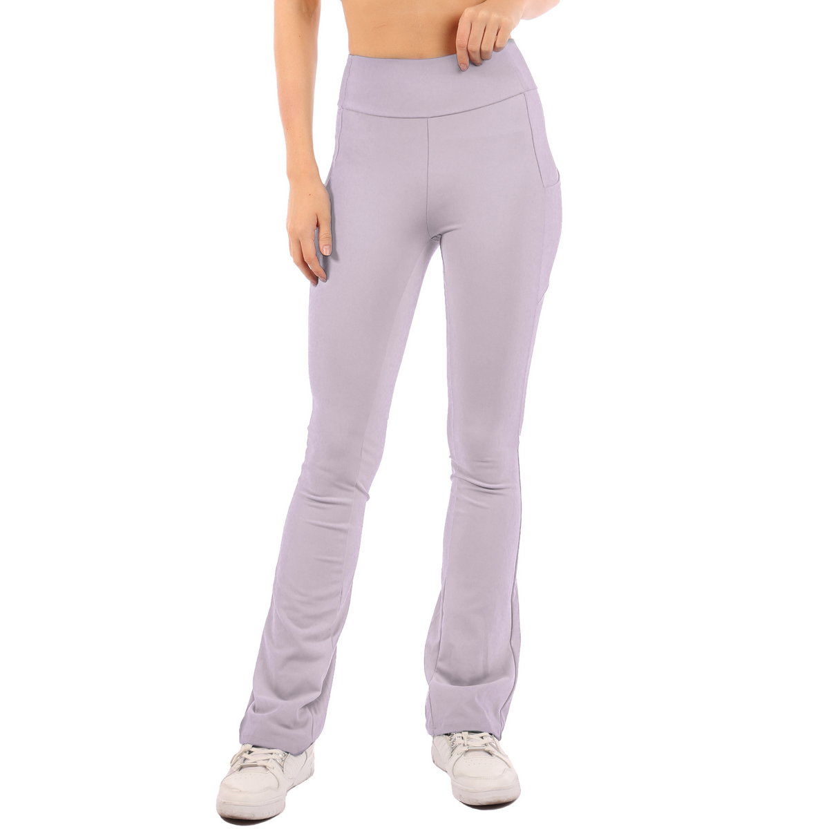 Soft Flare Butter Soft Pants Shadow Grey, Smoke, Steel Blue, Violet