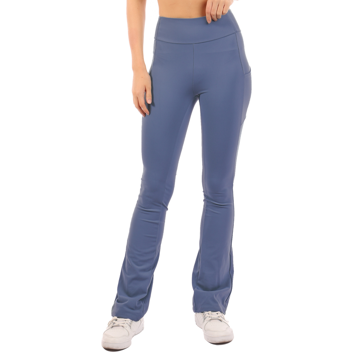 Soft Flare Butter Soft Pants Shadow Grey, Smoke, Steel Blue, Violet