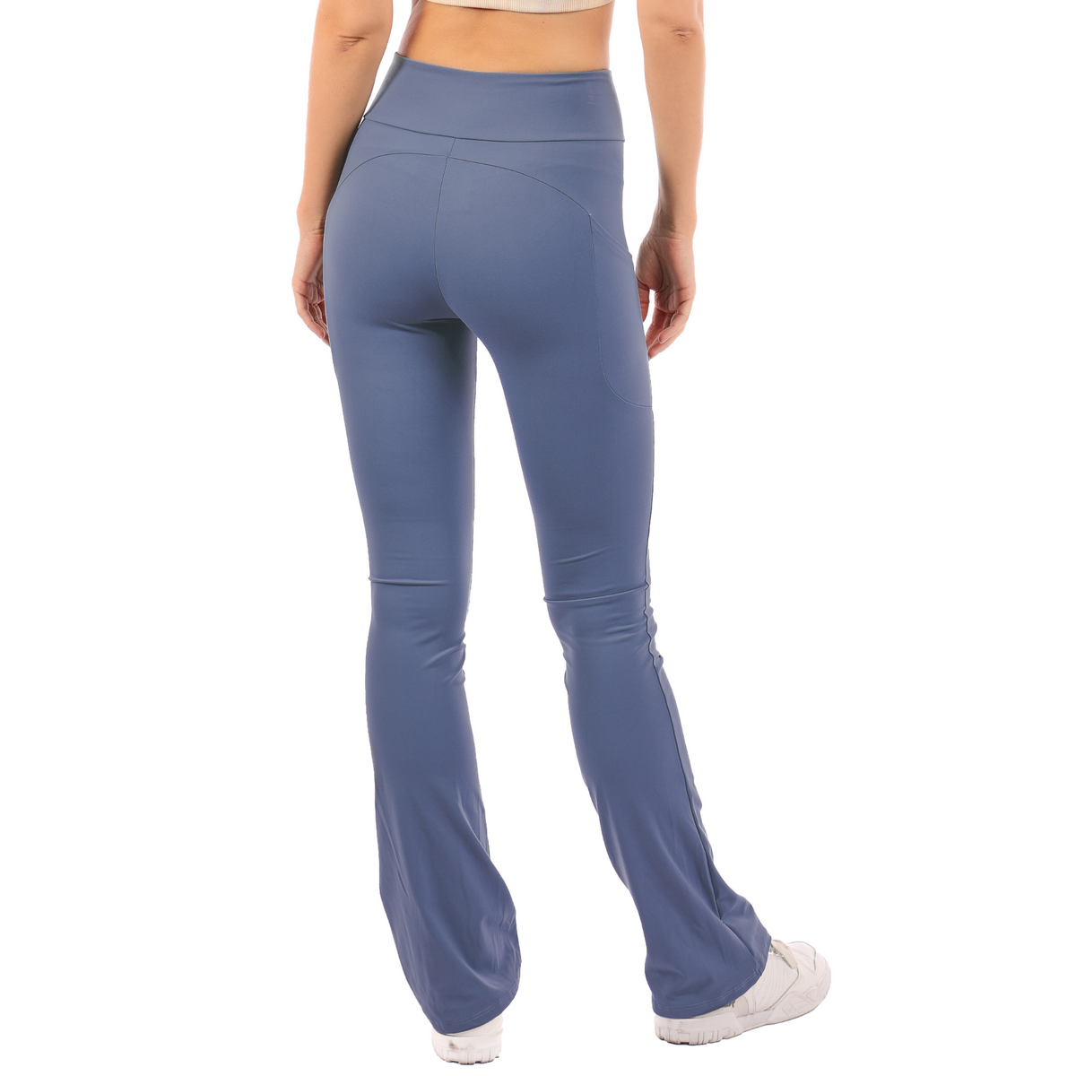 Soft Flare Butter Soft Pants Shadow Grey, Smoke, Steel Blue, Violet