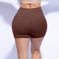 Highwaisted Butter Soft Shorts Black, Brick, Brown, Burgundy