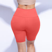 High Waisted Butter Soft Shorts Coral Pink, Lavender, Sage, Shadow Grey