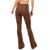 Front Slit hem pants in butter soft fabric Black, Brick, Brown, Burgundy