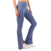 Front Slit Leggings Smoke, Steel Blue, Violet, White