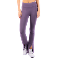 Front Slit Leggings Smoke, Steel Blue, Violet, White